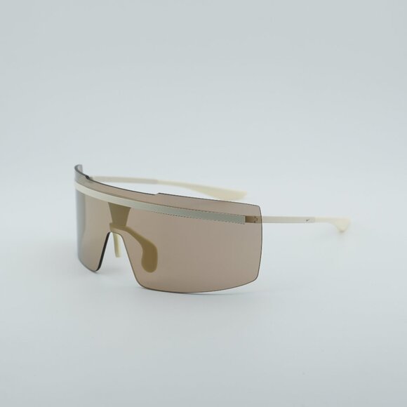 Nike NIKE ECHO SHIELD M F 113 Sunglasses Milk Shield Frame, Gold Lenses main image 8